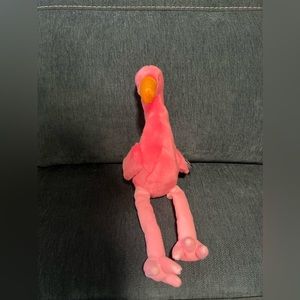 Pinky flaming beanie baby.